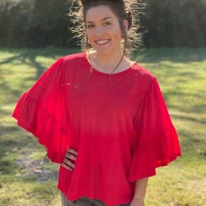 Stacie Ruffle Blouse